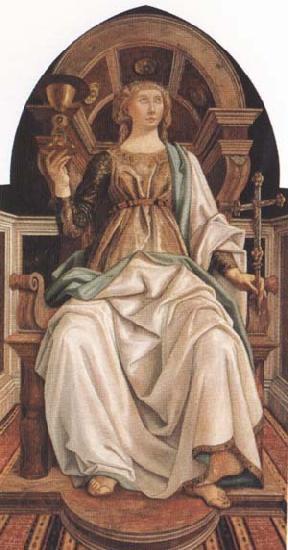 Sandro Botticelli Piero del Pollaiolo Faith Norge oil painting art